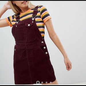 NWT ASOS Petite Mini Corduroy Dress